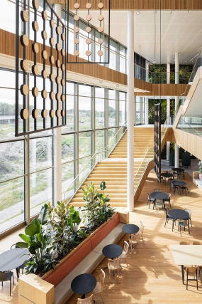 高级档次办公楼装修实景图