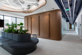 最简单的办公室装修实景效果图