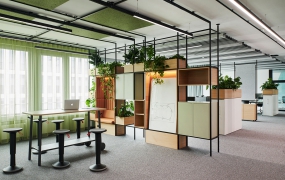 上海互联网风格办公室装修效果图