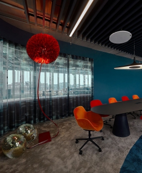 复古风办公室设计装修实景图