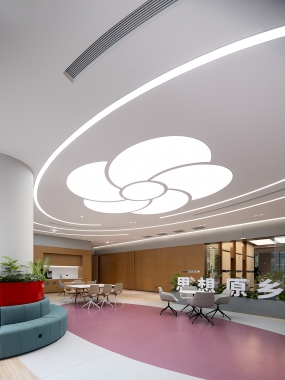 电商企业办公室设计装修图