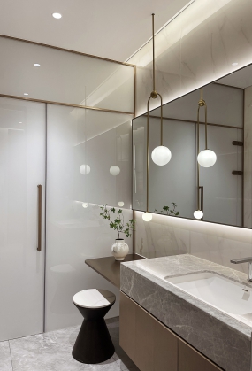 七字形办公室房型吊顶设计图