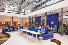 科技类公司办公室风格设计装修图