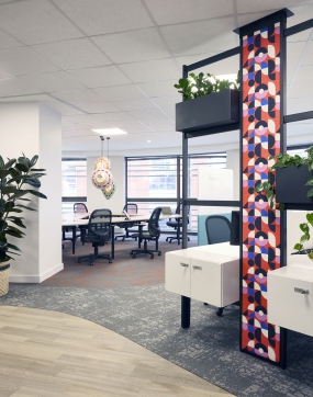 独栋高层办公楼设计装修图