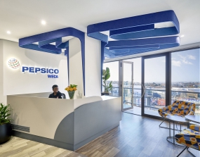 办公楼大面积设计装修实景图