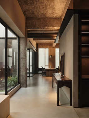 办公室金融风设计装修实景