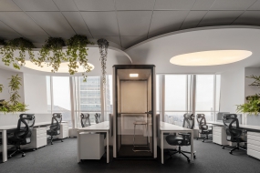 农业科技公司办公室设计装修图