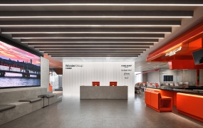 欧美简洁现代办公室设计效果