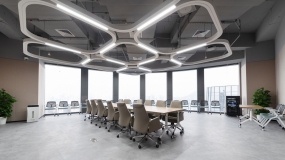 科技公司办公室前台设计装修方案