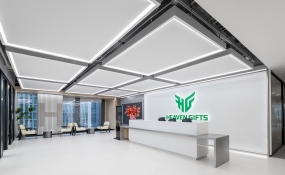 禅意风办公室玄关设计方案