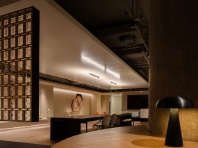 长方形办公室布局设计装修方案